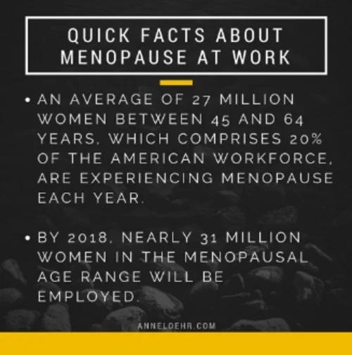 Menopause at work facts